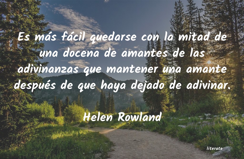 Frases de Helen Rowland