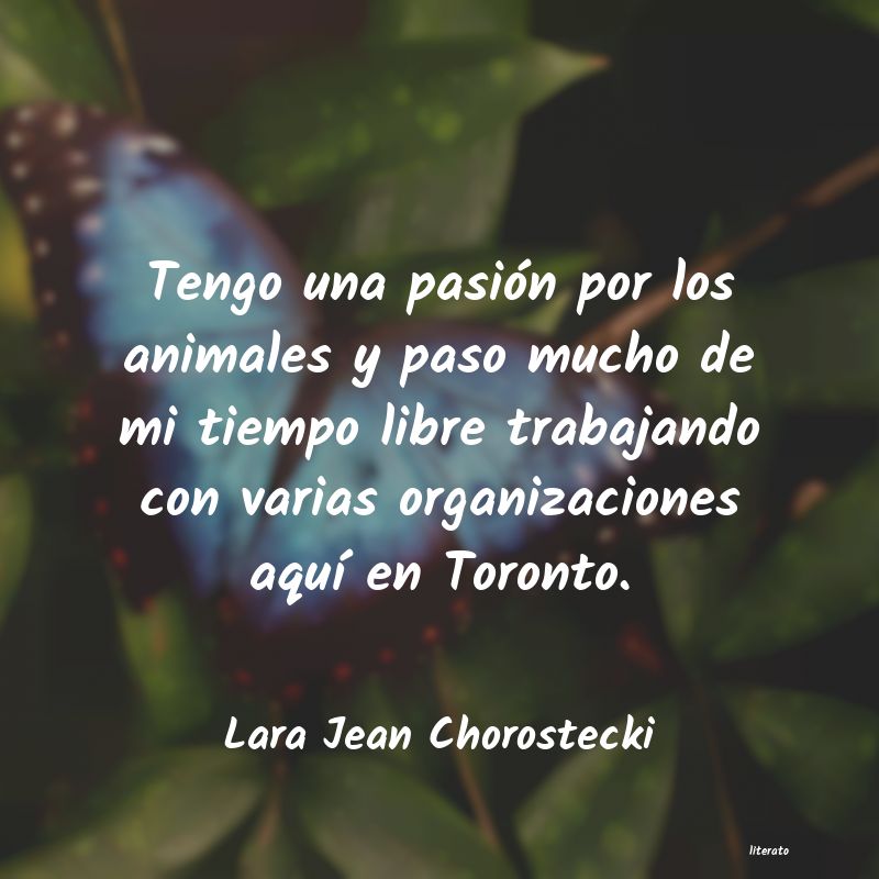 frases de Lara Jean Chorostecki