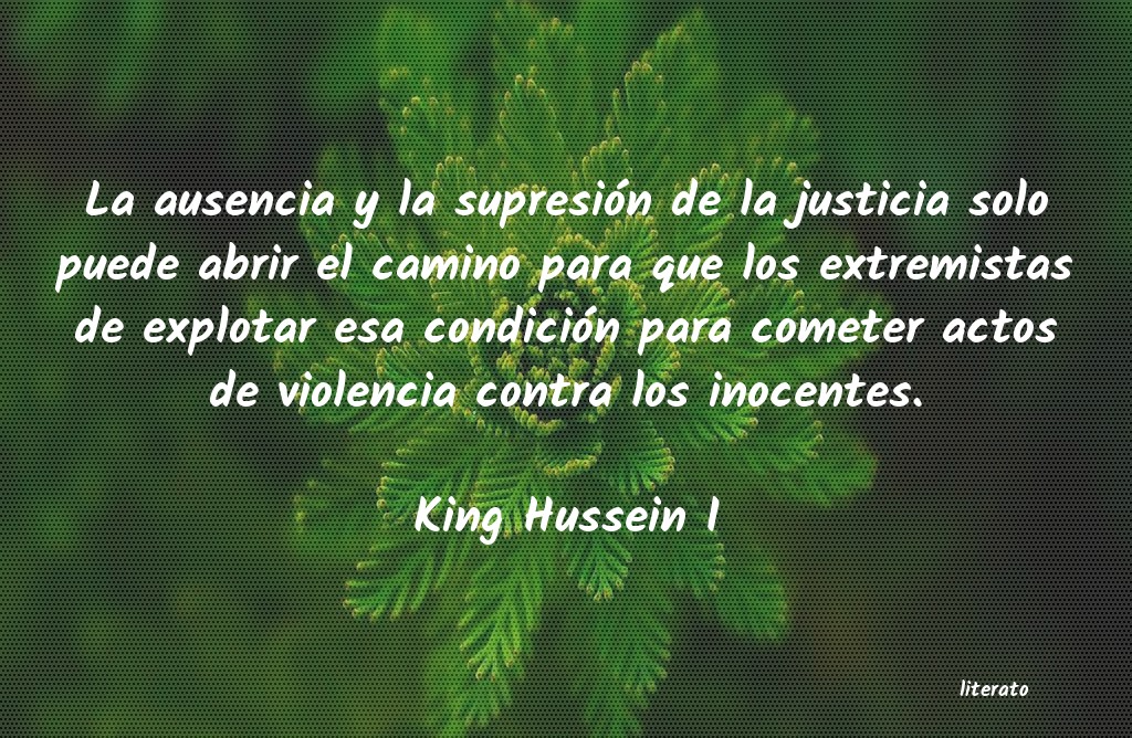 Frases de King Hussein I