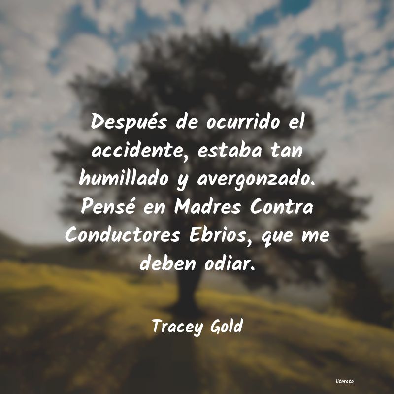 Tracey Gold: Después de ocurrido el accide