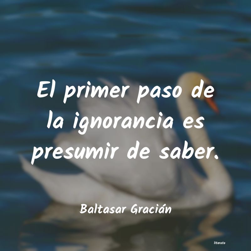 Frases de Baltasar Gracián