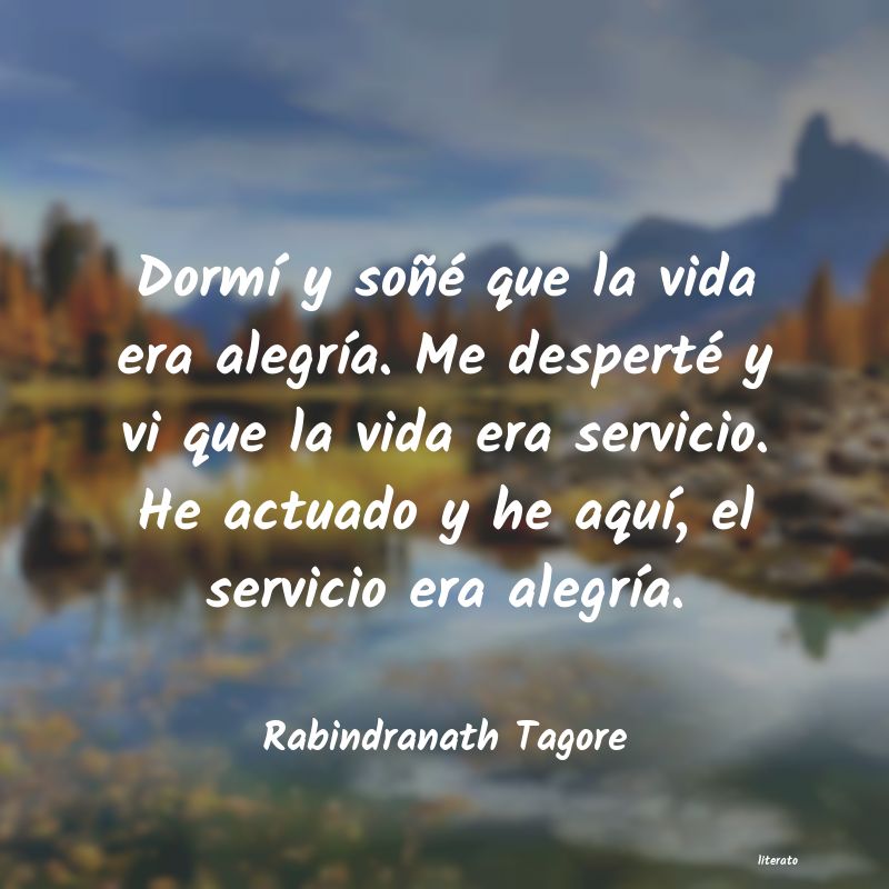 Frases de Rabindranath Tagore