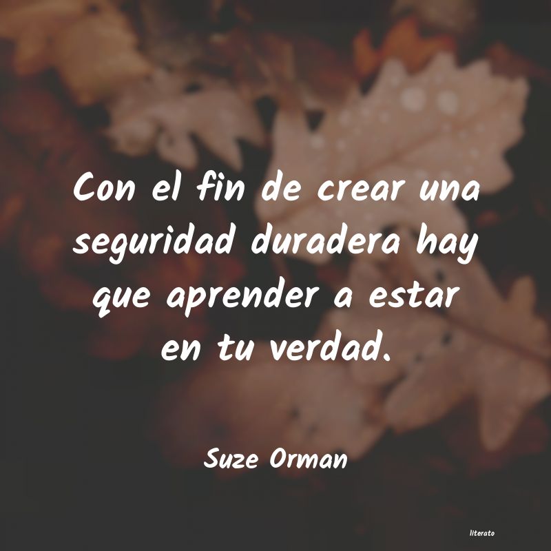 frases de Suze Orman