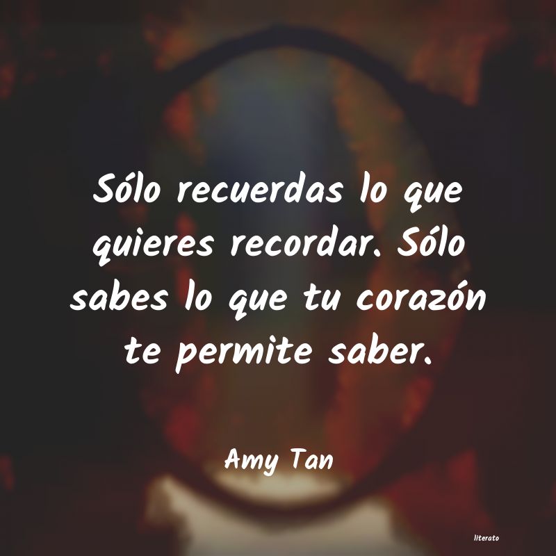 Frases de Amy Tan