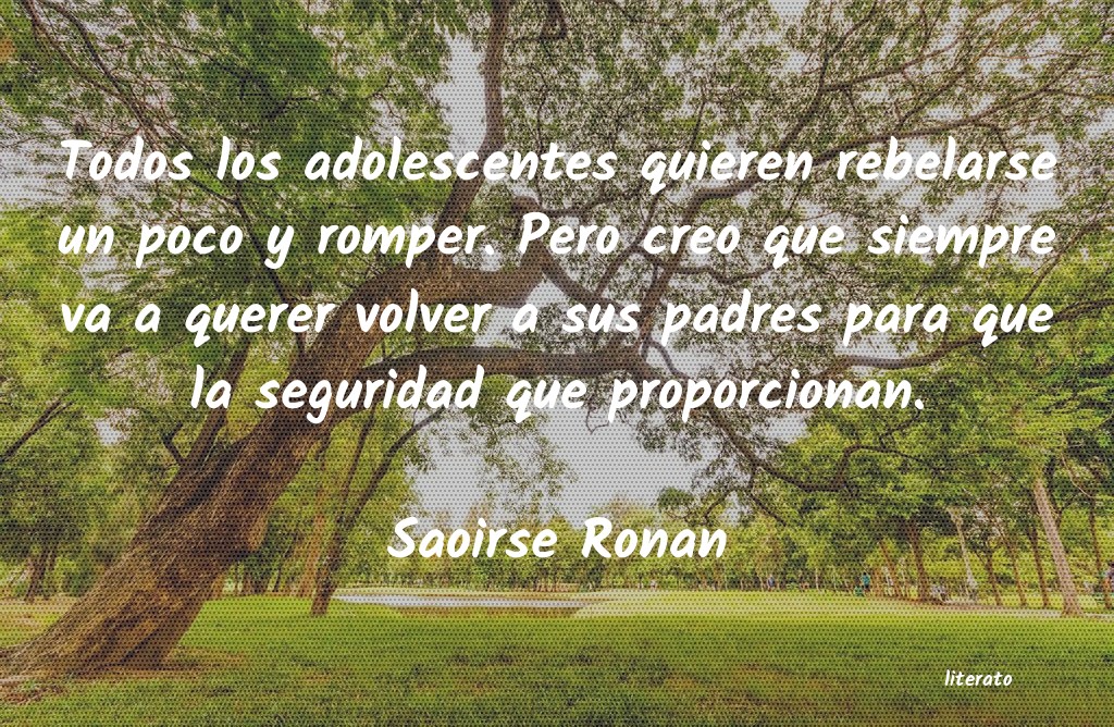 frases de Saoirse Ronan