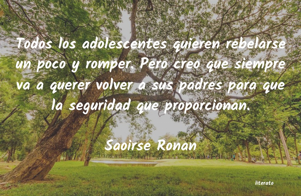 Frases de Saoirse Ronan