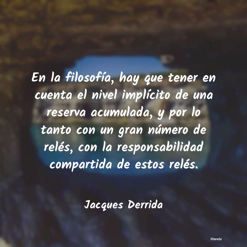 Frases de Jacques Derrida