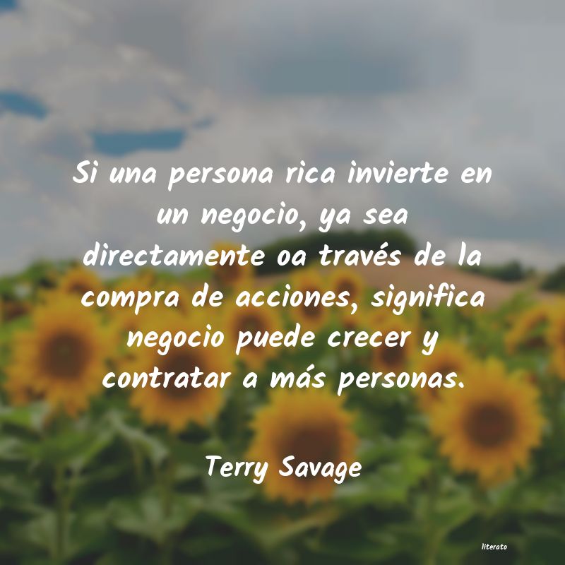 Frases de Terry Savage