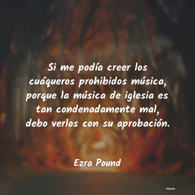 Frases de Ezra Pound