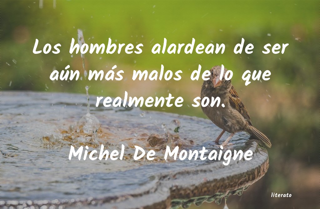 frases de Michel De Montaigne