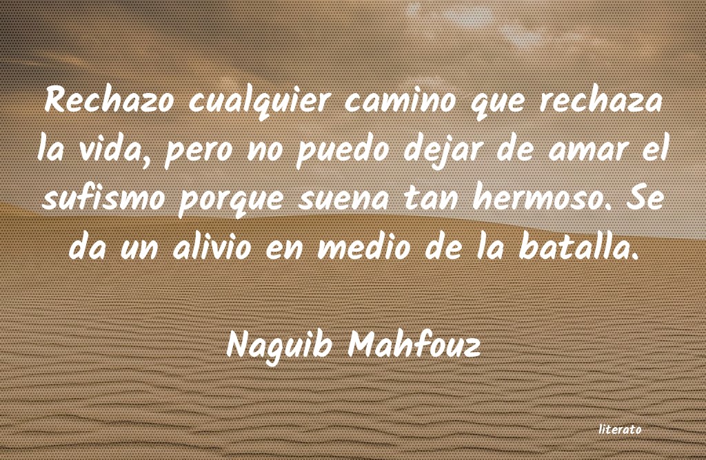 frases de Naguib Mahfouz