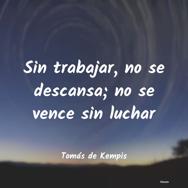 Frases de Tomás de Kempis