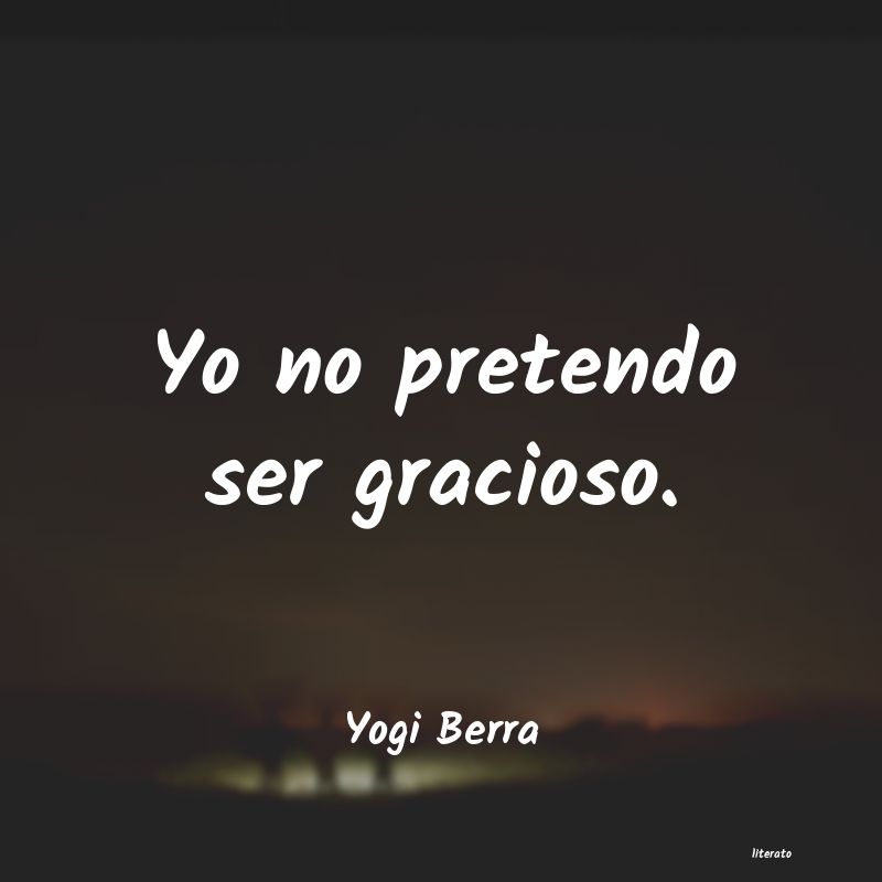 frases de Yogi Berra
