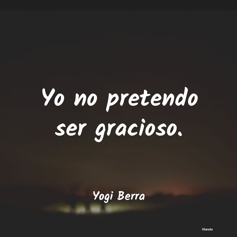 Frases de Yogi Berra