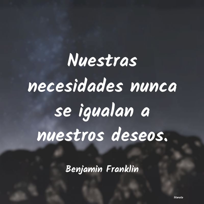 Frases de Benjamin Franklin