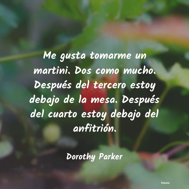 Frases de Dorothy Parker