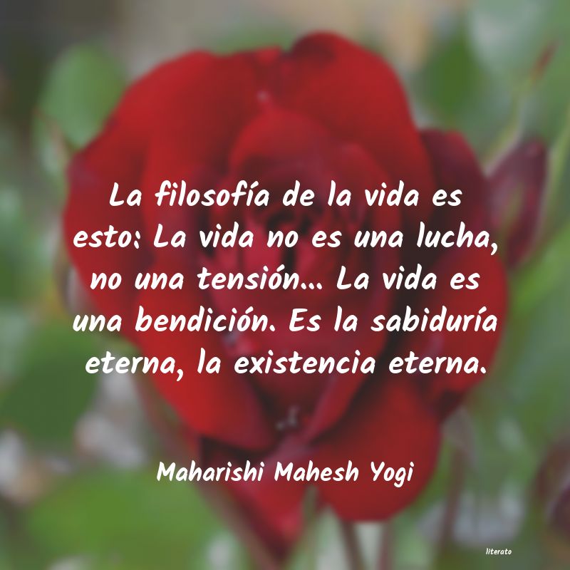 Frases de Maharishi Mahesh Yogi