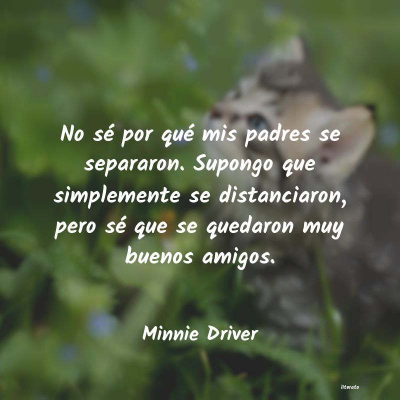 Frases de Minnie Driver