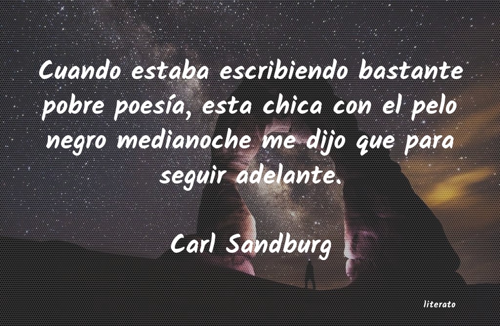 frases de Carl Sandburg