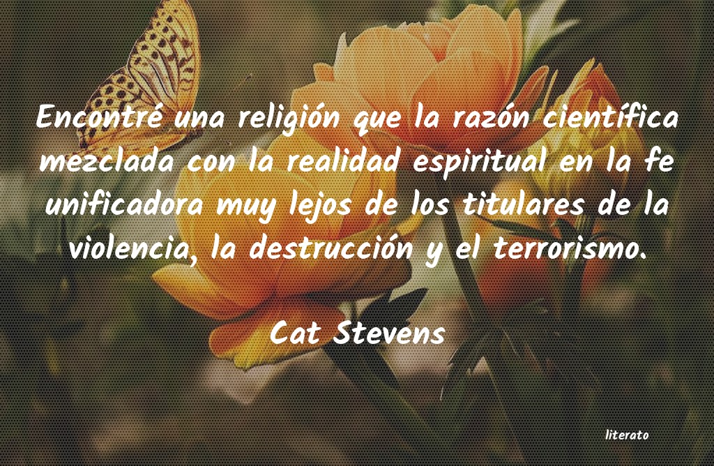 frases de Cat Stevens