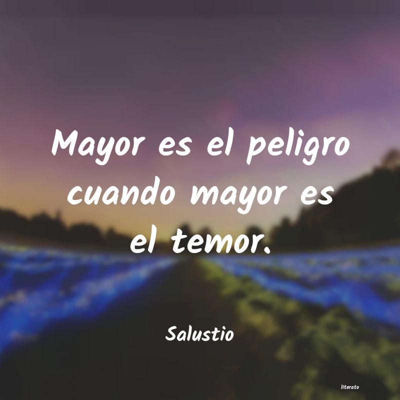 Frases de Salustio