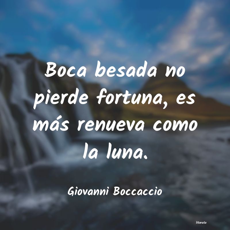 frases de Giovanni Boccaccio