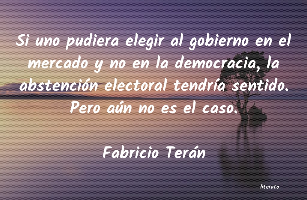 frases de Fabricio Terán