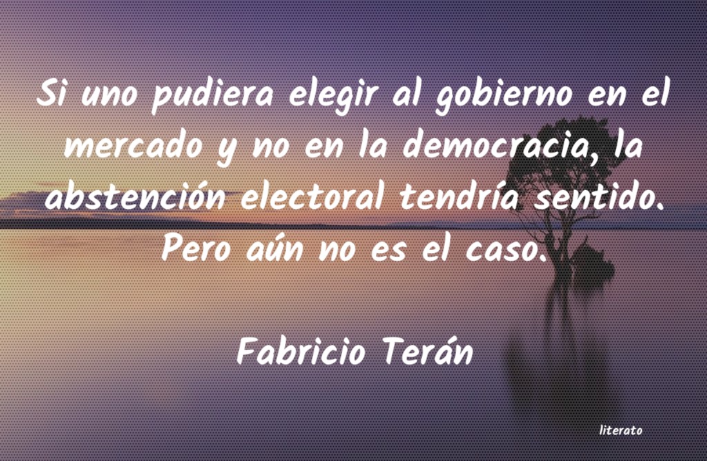 Frases de Fabricio Terán