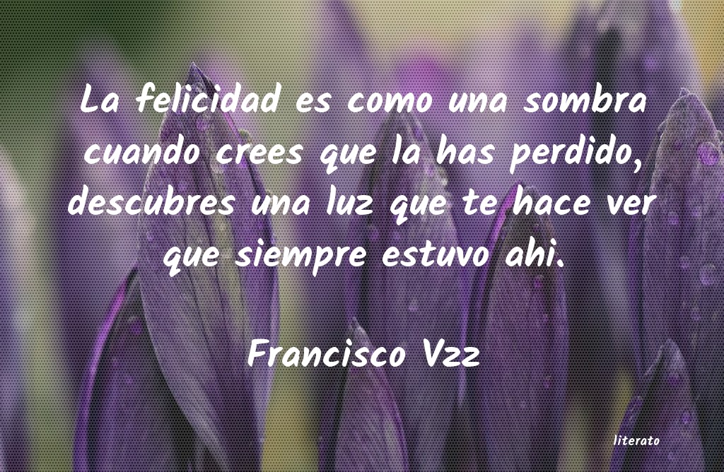 frases de Francisco Vzz