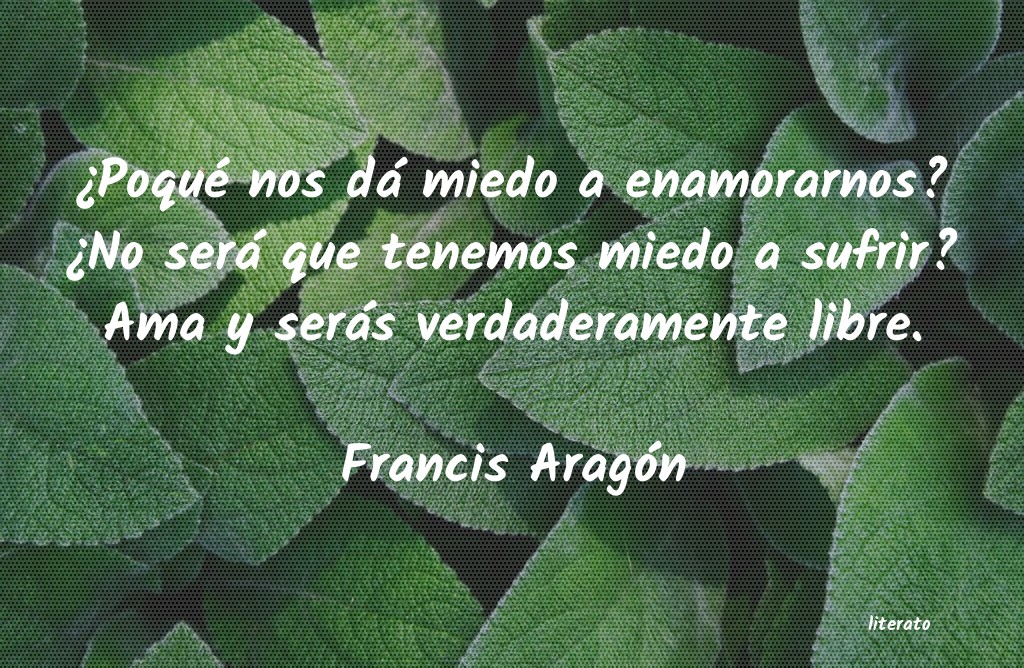 Frases de Francis Aragón