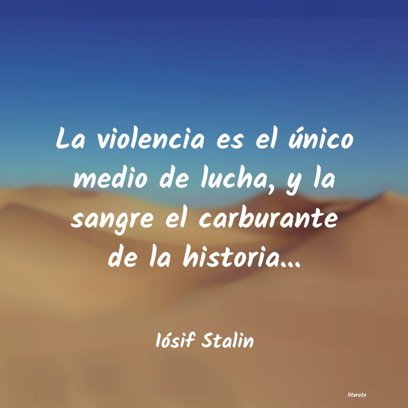 Frases de Iósif Stalin