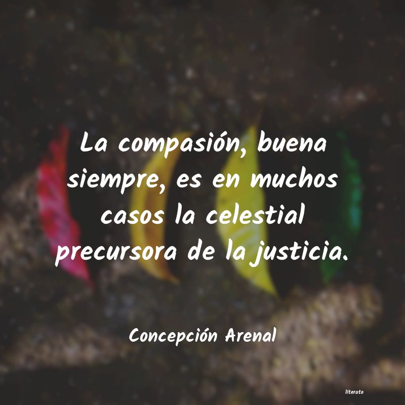 frases de Concepción Arenal