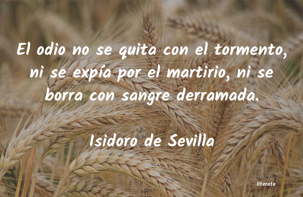 frases de Isidoro de Sevilla