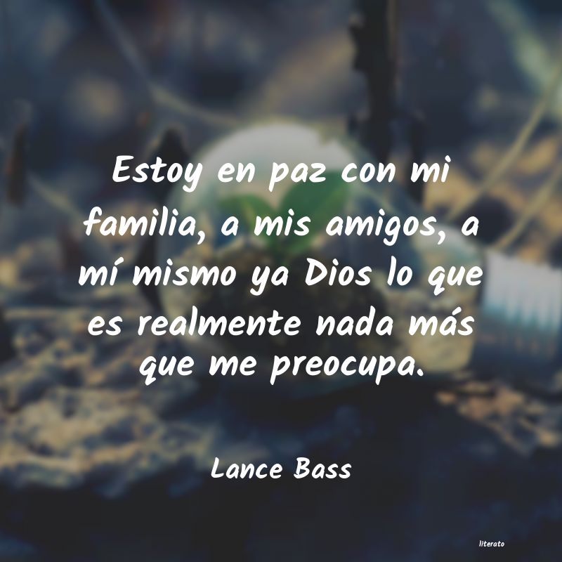 frases de Lance Bass