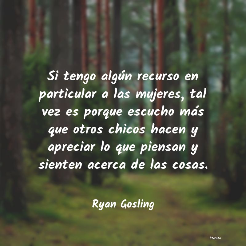 frases de Ryan Gosling