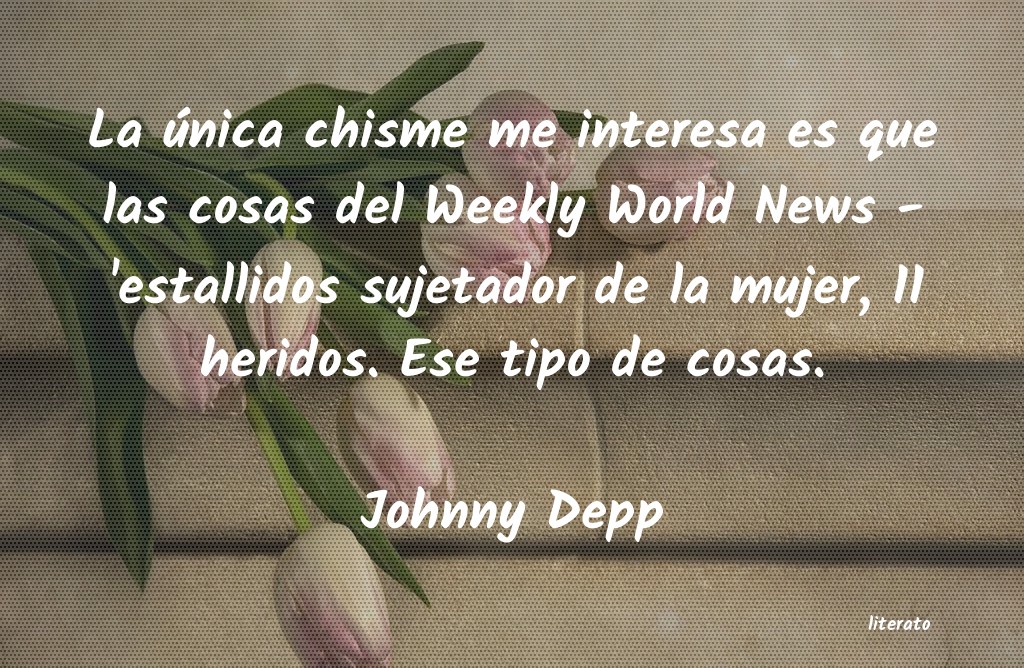 frases de Johnny Depp