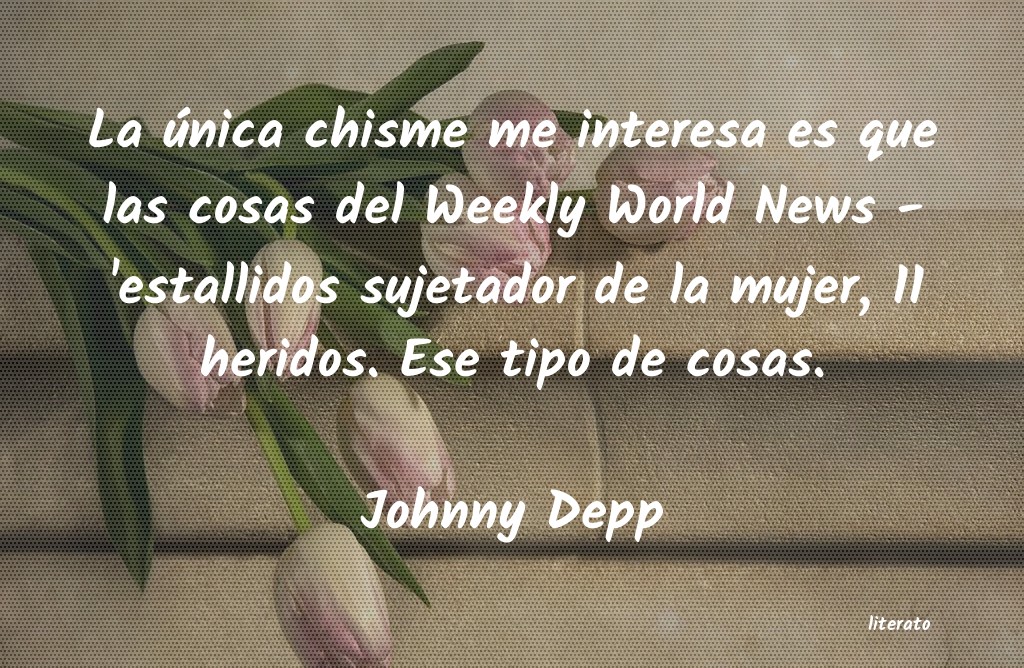 Frases de Johnny Depp