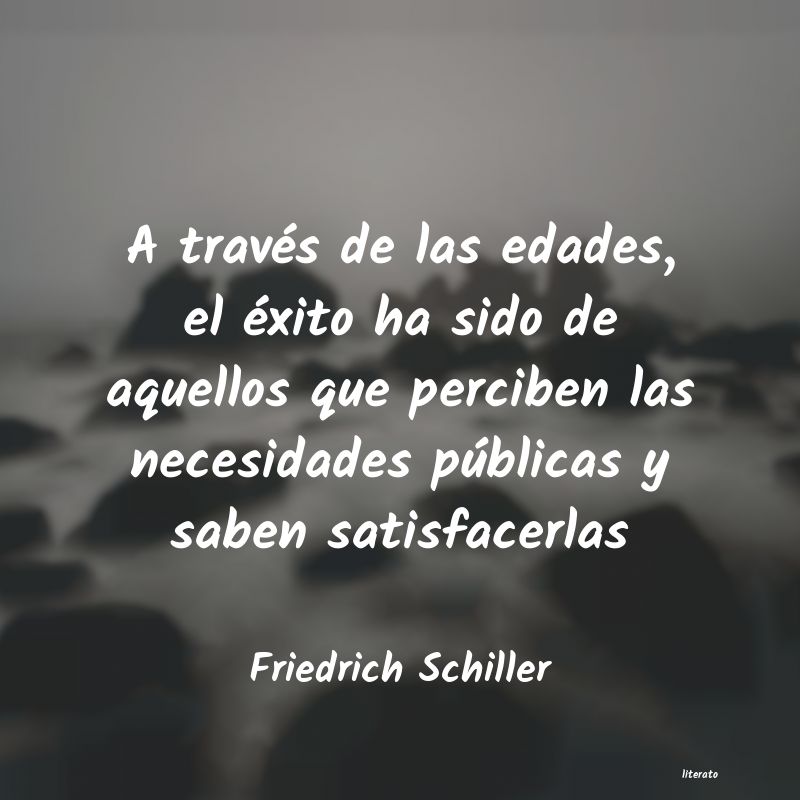 Frases de Friedrich Schiller