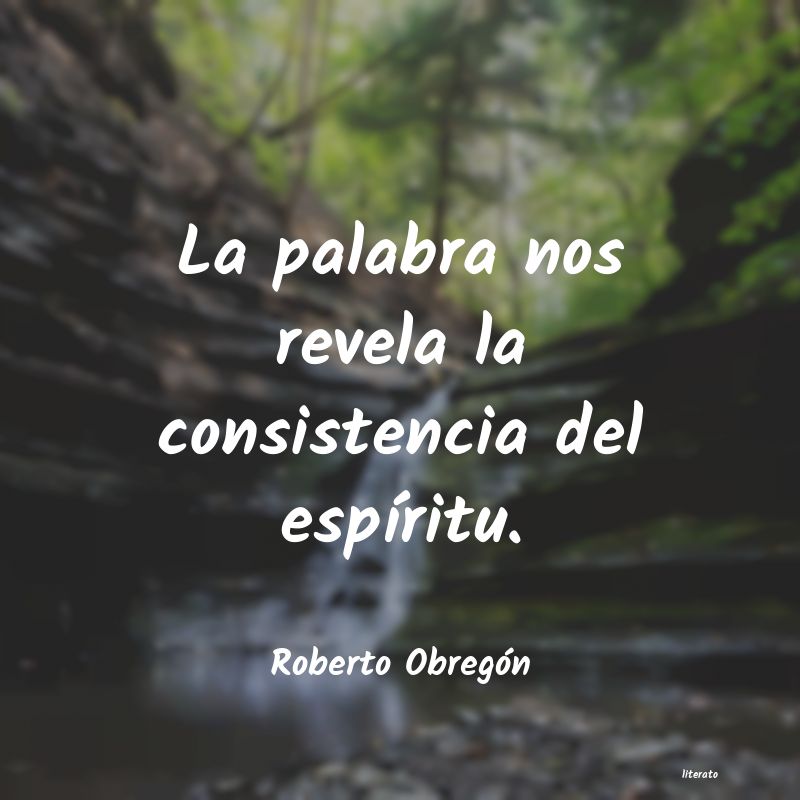 frases de Roberto ObregÃ³n