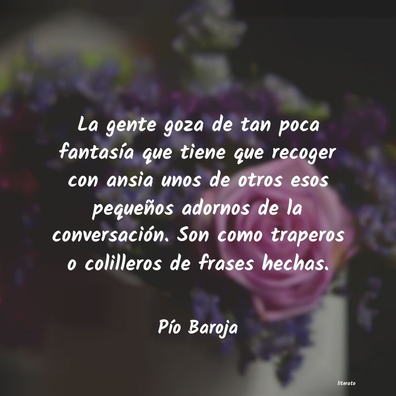 frases de PÃo Baroja