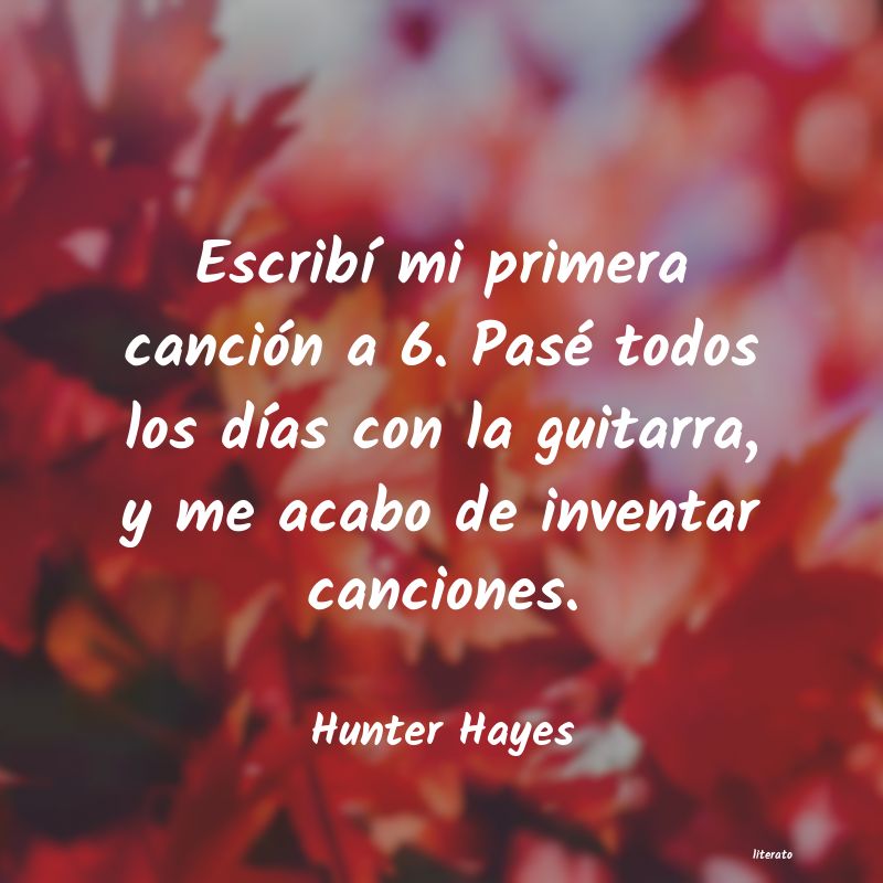 Frases de Hunter Hayes