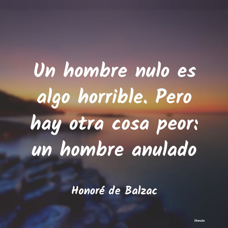 Frases de Honoré de Balzac