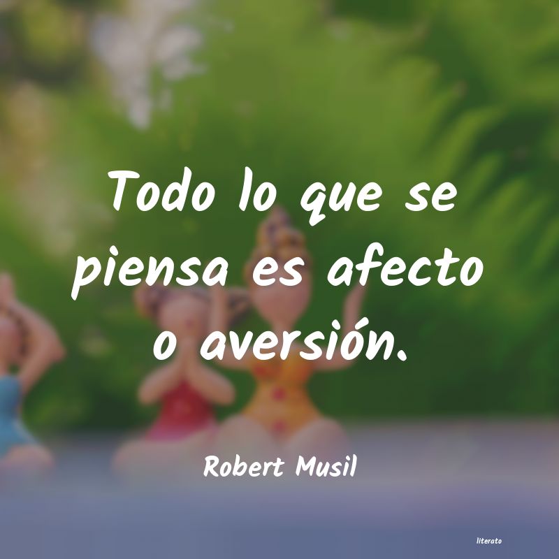 Frases de Robert Musil