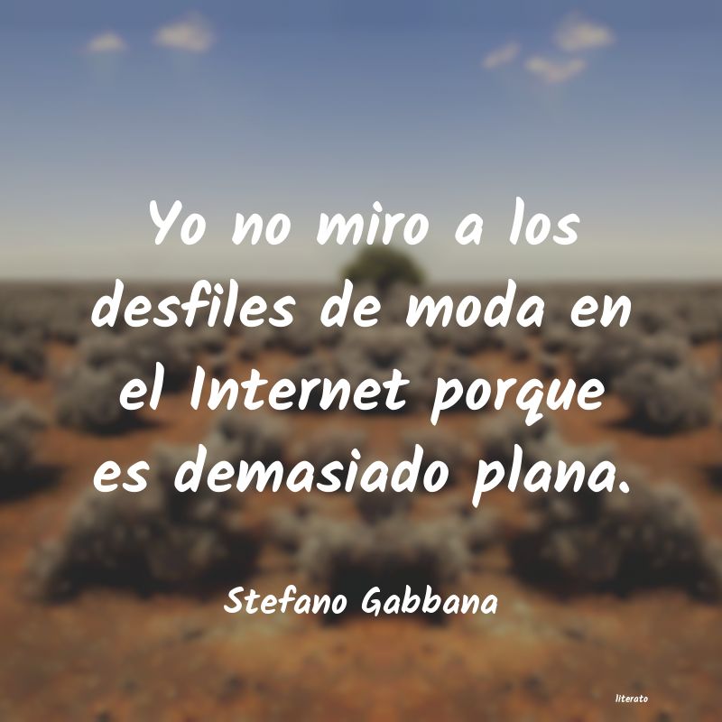 frases de Stefano Gabbana