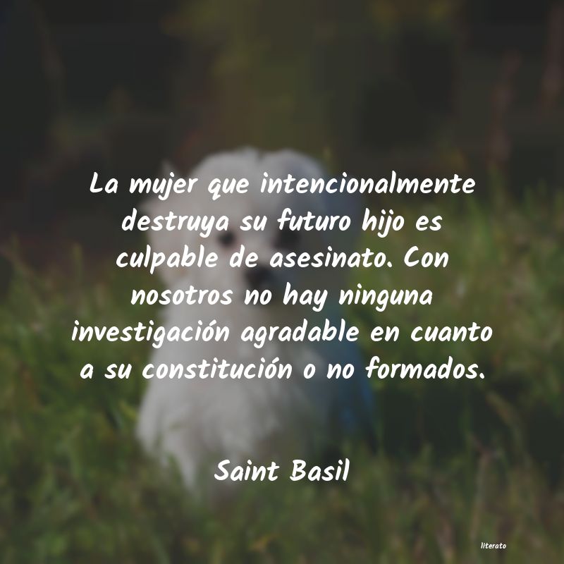 frases de Saint Basil