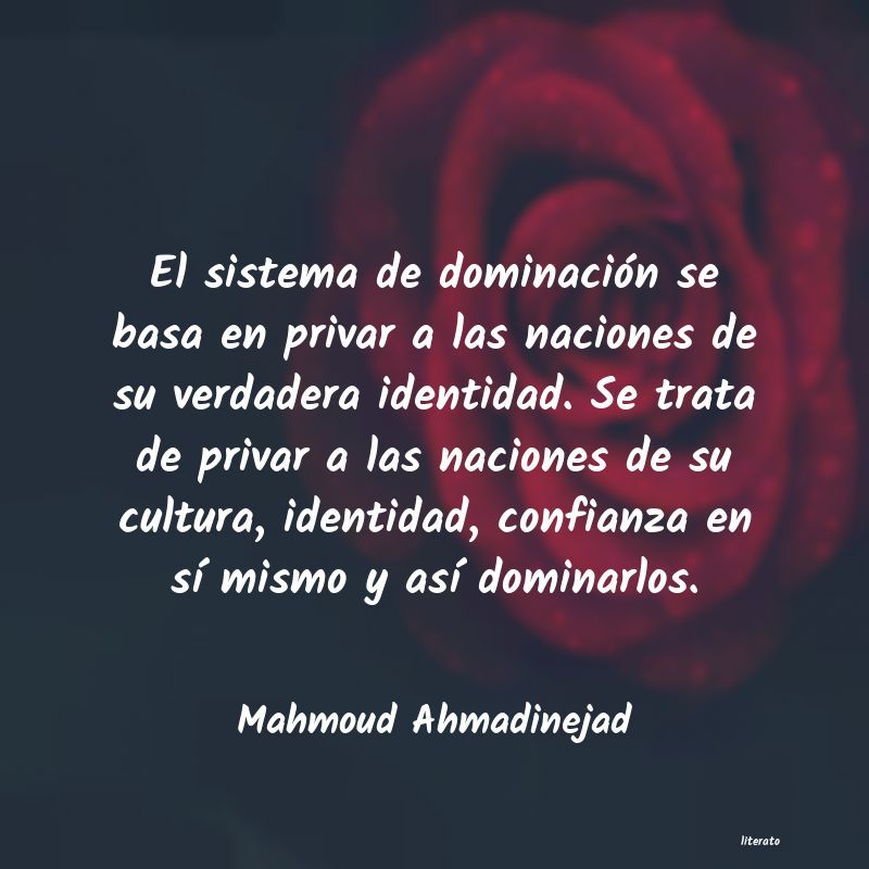 frases de Mahmoud Ahmadinejad
