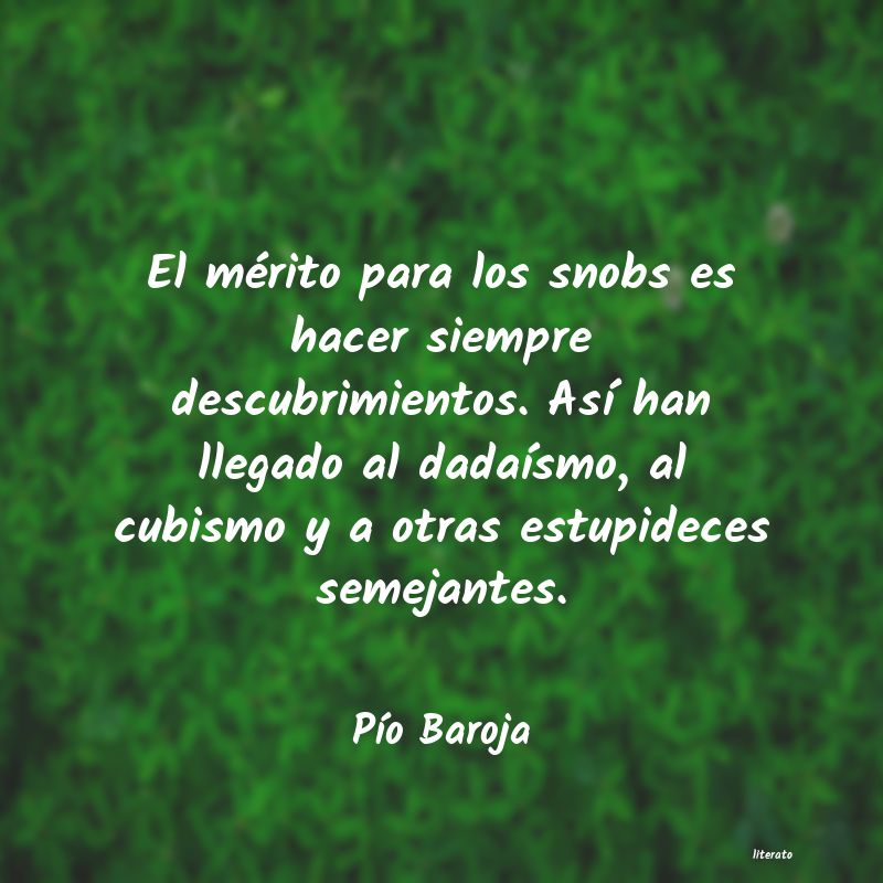 frases de PÃo Baroja