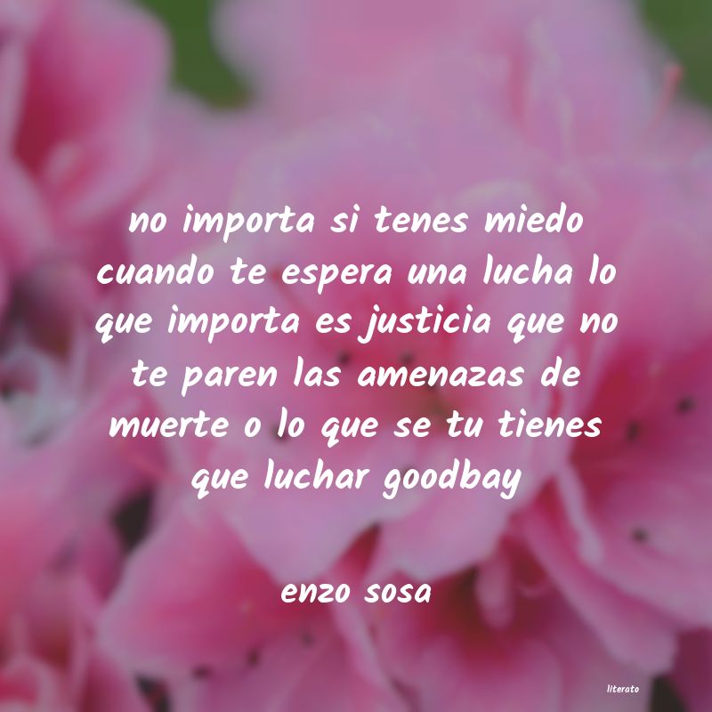 frases de enzo sosa