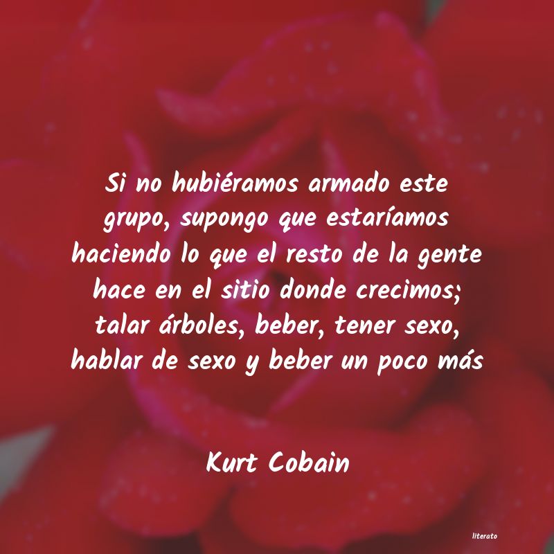 Frases de Kurt Cobain