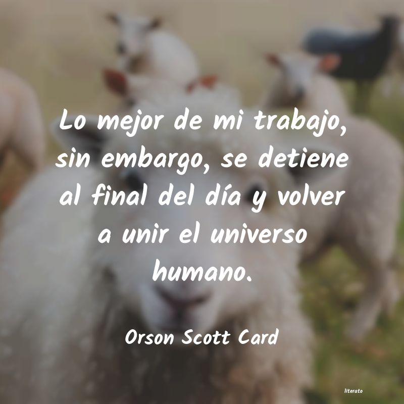 Frases de Orson Scott Card